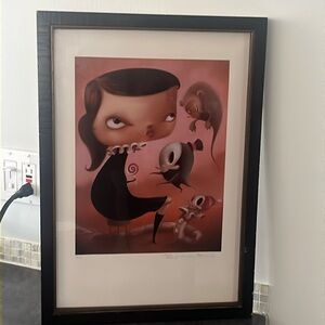 Brandt Peters / Kathie Olivas framed numbered & signed print
